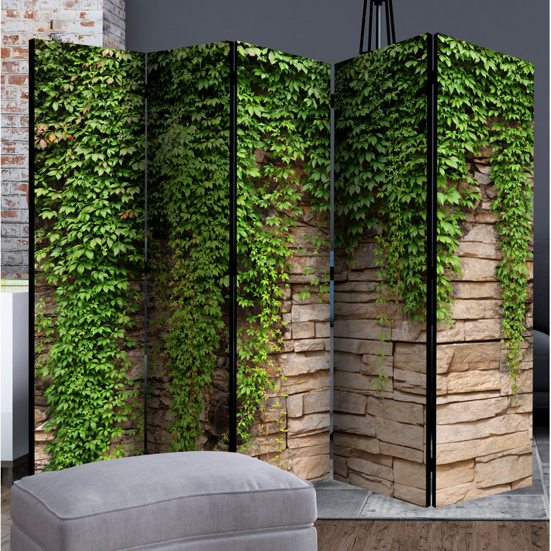 Hoya 172cm H Solid Wood Folding Room Divider, 5