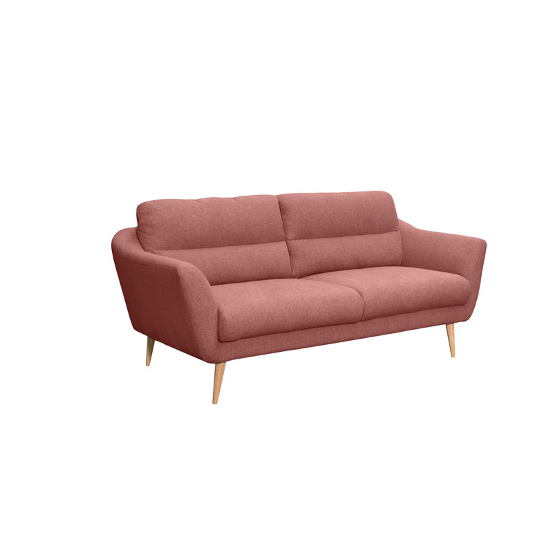 Rosales Odense 2 Seater Upholstered Loveseat, Pink, 3