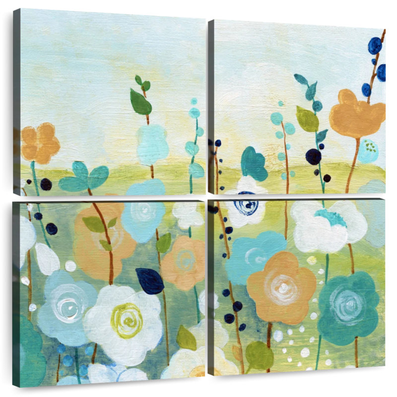 Matisse Flower Field I, 26" H x 26" W