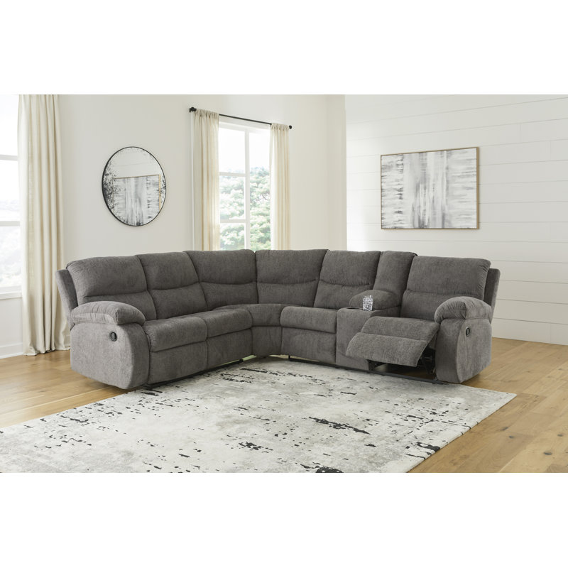 Canapé modulaire inclinable 2 pièces Museum, H 39 po x l 118 po x P 105 po
