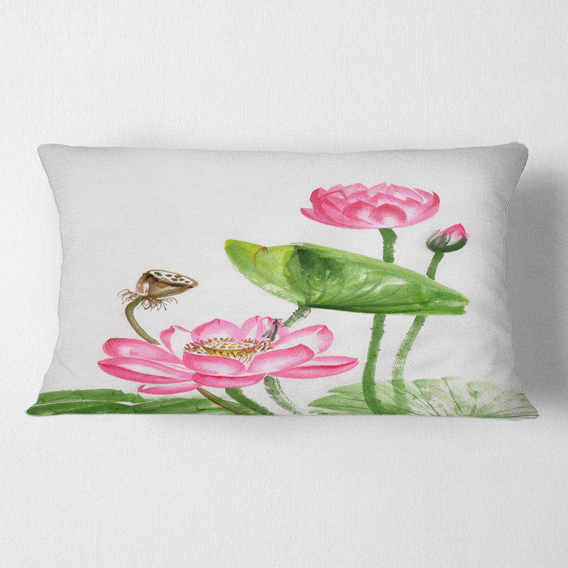 Floral Throw Pillow