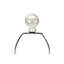 Lighting, 31 po, lampe de table, céramique crème, abat-jour beige, contemporain