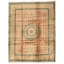Hand Knotted Wool Area Rug in Rose