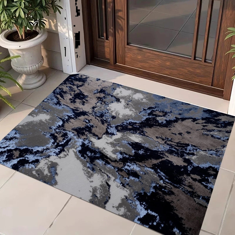 Area Rug, Rectangle 60 x 110 cm, Navy