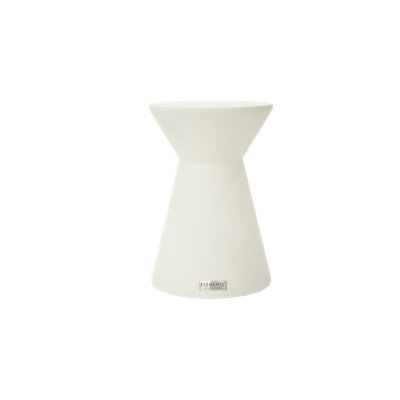 ROME Column Side Table Small Round Concrete End Table 50,8 cm H X 35 cm B X 35 cm T