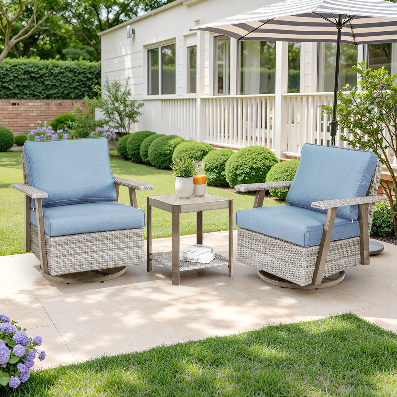 Lounge Chair Wayfair Swivel Rocker Patio Chairs Bonia Outdoor