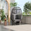 Chaise pivotante d'extérieur avec coussins-392067183