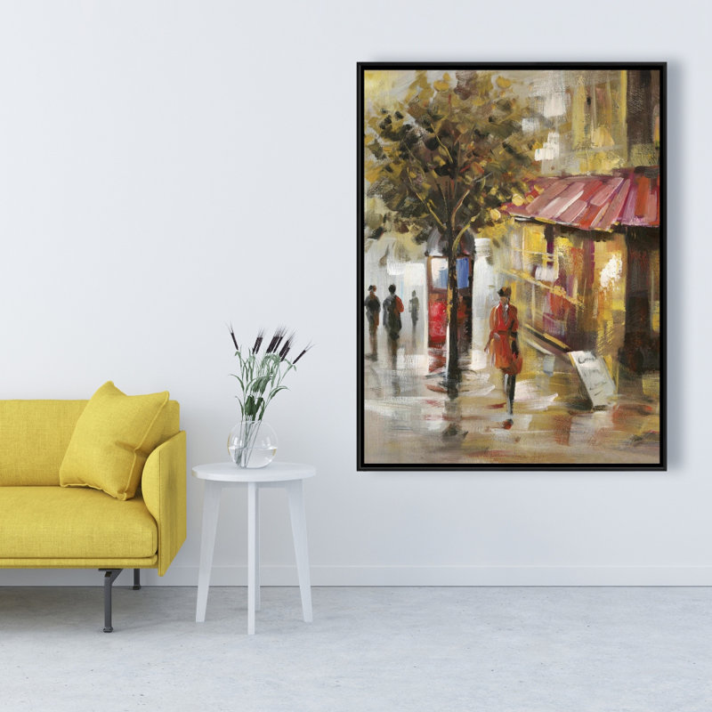 «Abstract Street With Passers», reproduction sur toile