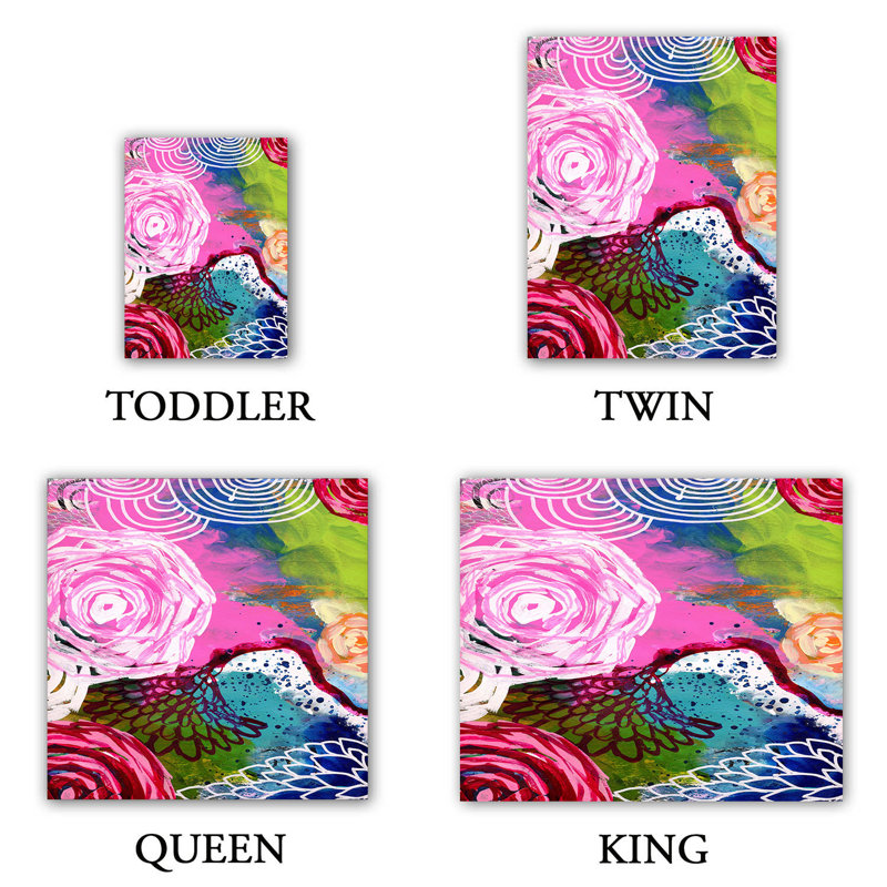 Polyester Abstract Duvet Cover, 1 Queen Duvet Cover + 2 Standard Shams