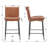 Modern Upholstered Counter Stool With Backrest, With Pedals,With Metal Frame, Counter Height Bar Stool For Kitchen Island,Coffee Bar.-16792113