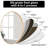 Pieterjan Metal Round Wall Mirror for Bathroom Mirror/ Vanity Mirror-669209920-669209921