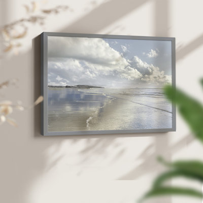 Infinity Beach -Framed Print - Restickable