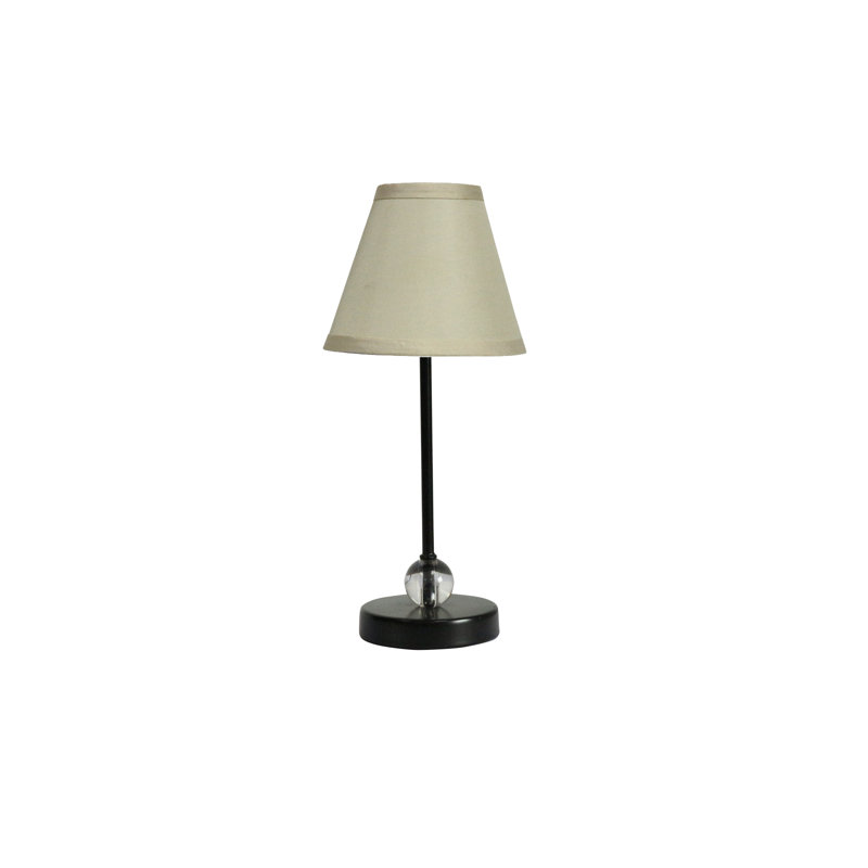 Lampe de table 15 po Morello, Noir, Beige