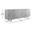 Buffet large 78,75 po Douglas