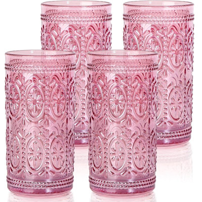 Verres Highball Vintage de 35 cl, verrerie décorative