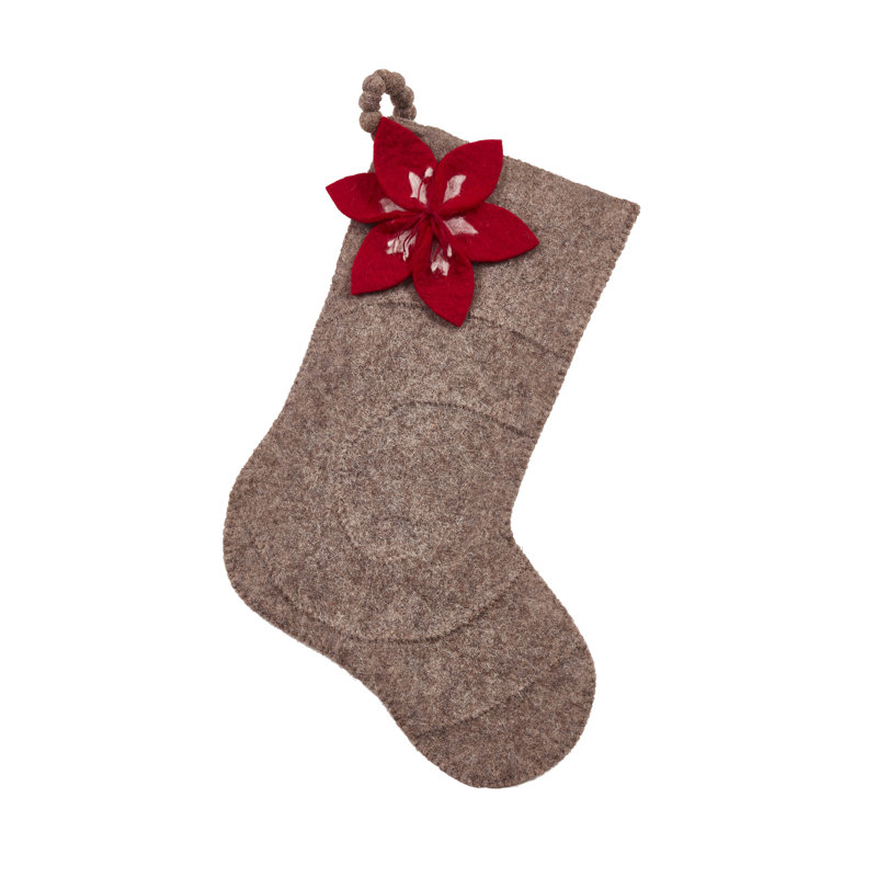Amaryllis Christmas Stocking