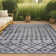 Adalbern Moroccan Diamond Dark Gray Indoor/Outdoor Rug