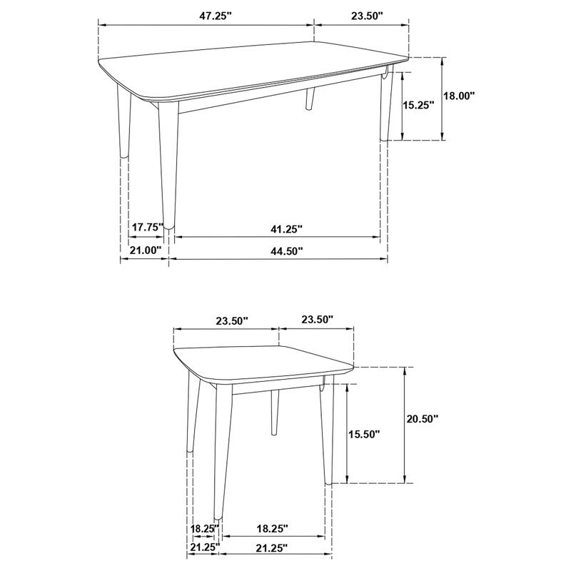 Ensemble de tables basses 3 pièces Armalda, Brun