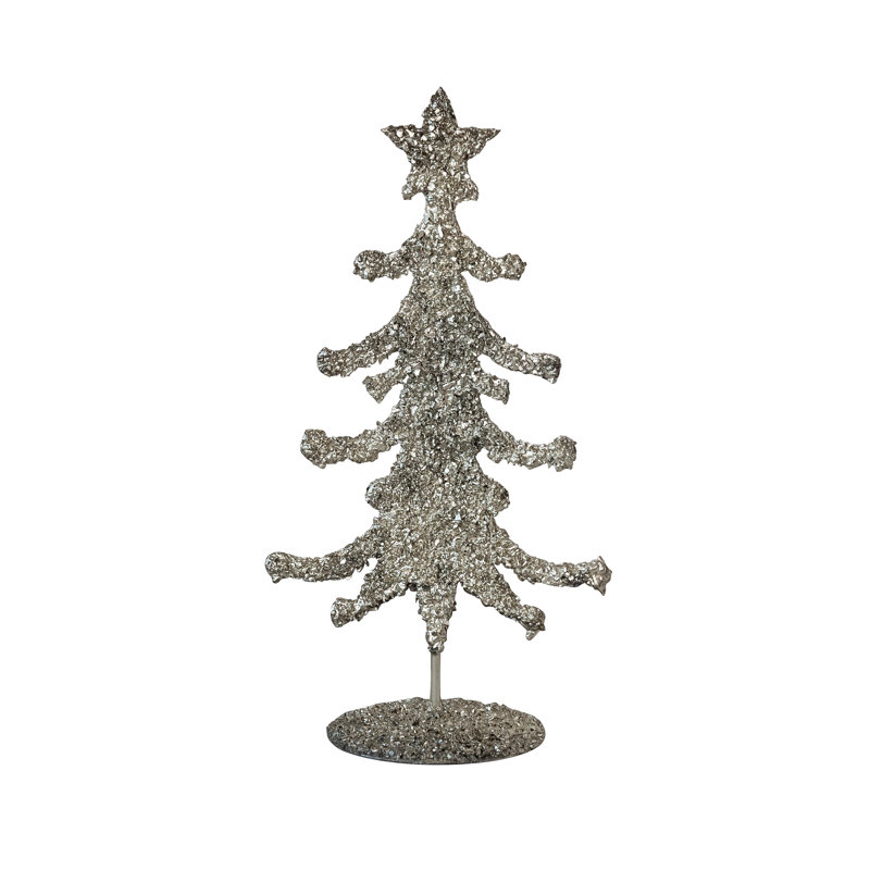 Antique Iron Tree with Mica Accents