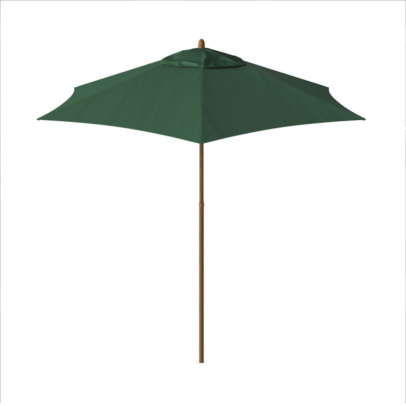 Parasol de marché Henry Street, Vert chasseur - polyester