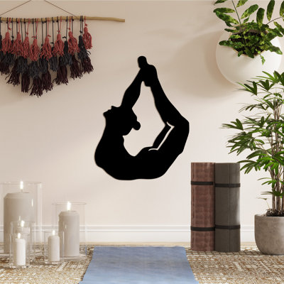 Stylish Decorative Metal Wall Accessory, Black Finish, 15.0 x 19.7 inches | 100% Metal, Thickness: 0.06 inches | Perfect for Home Decor, Modern Aesthetic, Durable & Long-Lasting Design for Any Space