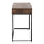 Aigne Solid Wood Top Metal Base Writing Desk