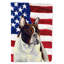 2 côtés en polyester de 2 côtés american drapeau de jardin-1288238476
