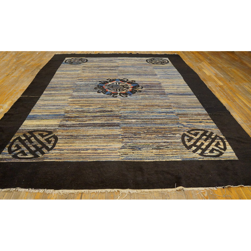 Antique Peking Room Size Wool Multi Rug