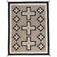 Tapis oriental tissé à la main 9 pi 1 po x 11 pi 10 po brun kaki, tissé à la main, 100% laine tissé à la main
