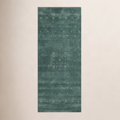 Simi Hand-Woven Geometric Cotton Wool Rug
