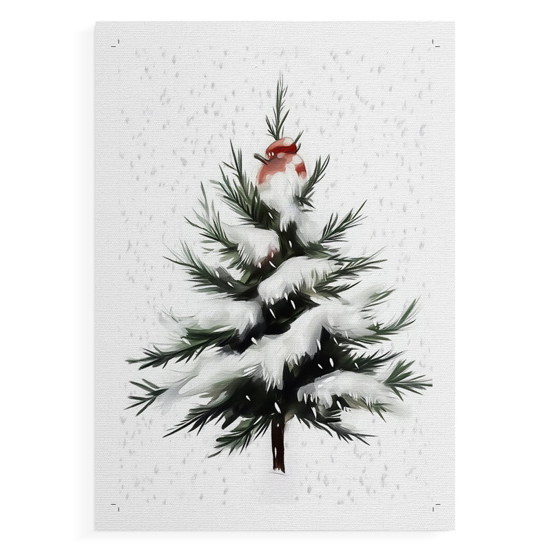 Art des Fêtes de Noël CCL XXVI - Impression sur toile seulement - NON-CADRE, H 18 po x l 12 po
