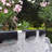 Black Solar Powered Integrated Led Deck Light Kit Fence Patio Yard Pathway (set Of 8)