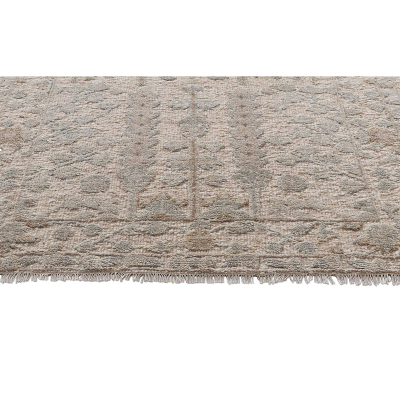 Tapis en laine noué à la main Kara, Tapis de couloir 2 pi 6 po x 8 pi