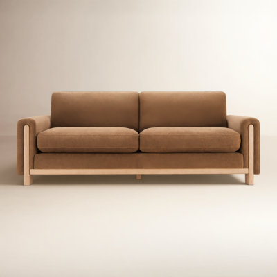 Adika 88" Linen Sofa
