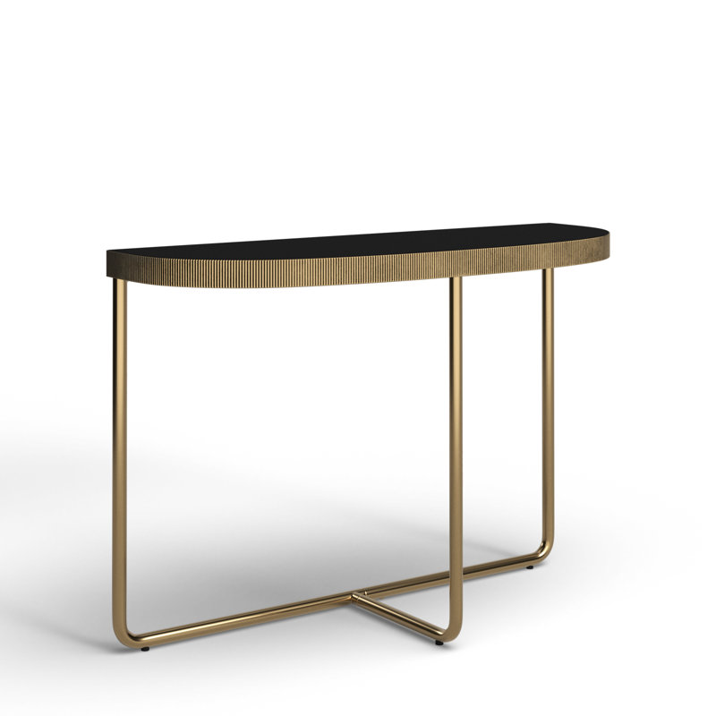 Athea Modern Console Table, Brass