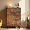 French Vintage  Multi-Drawer Entryway Cabinet