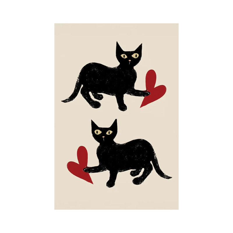 «Love Is Simple», reproduction d'art sur toile tendue, H 12 po x l 8 po, Toile tendue, Ne s’applique pas