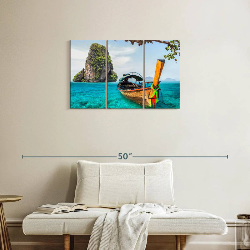 Bateau Mehar Railay Beach, H 20 po x l 33 po