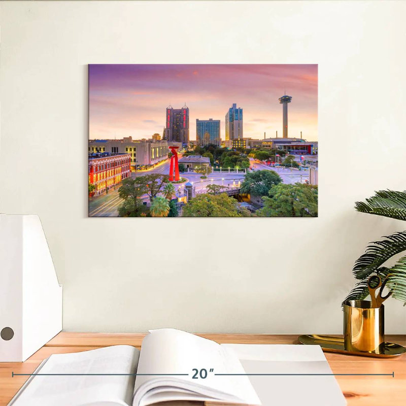 Tergel San Antonio Texas, 8" H x 12" W