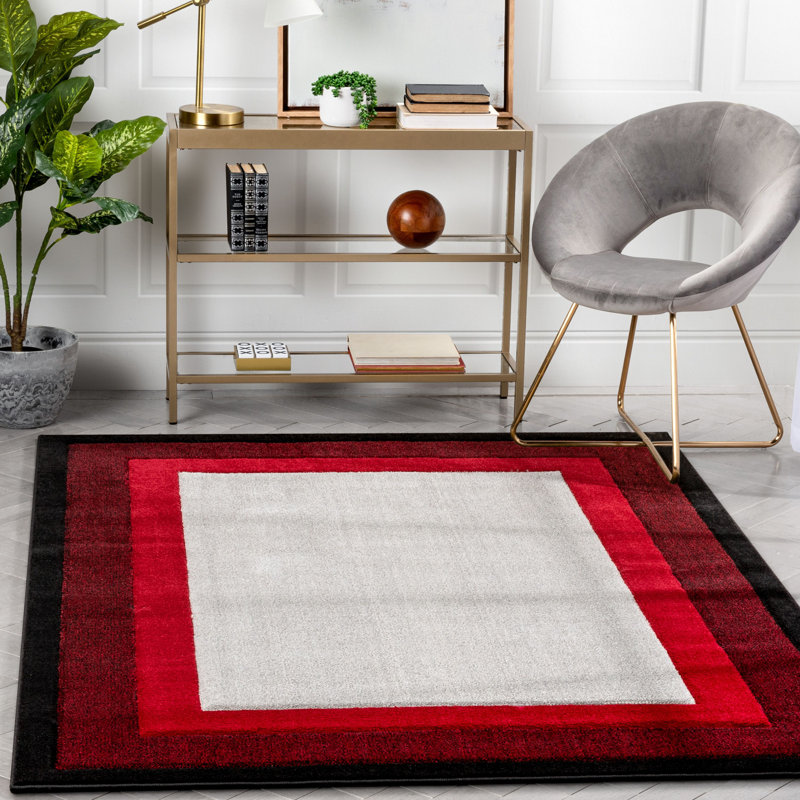 Astrid Geometric Synthetic Area Rug, Rectangle 120 x 160 cm