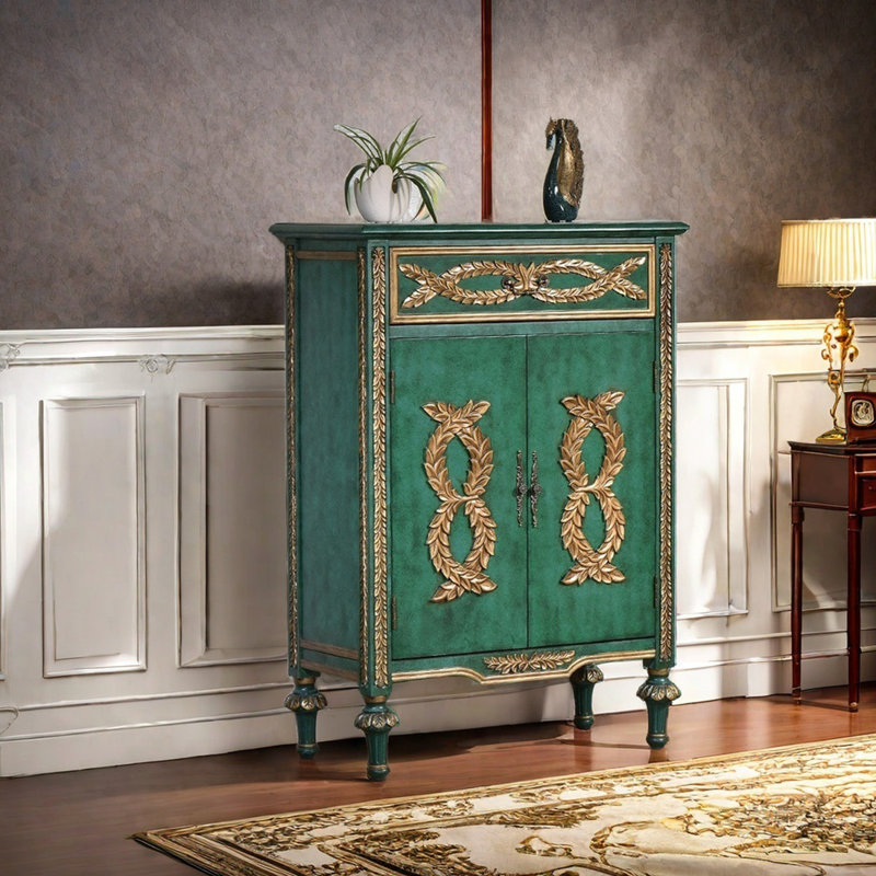 Armoire d'appoint à deux portes avec rangement réglable