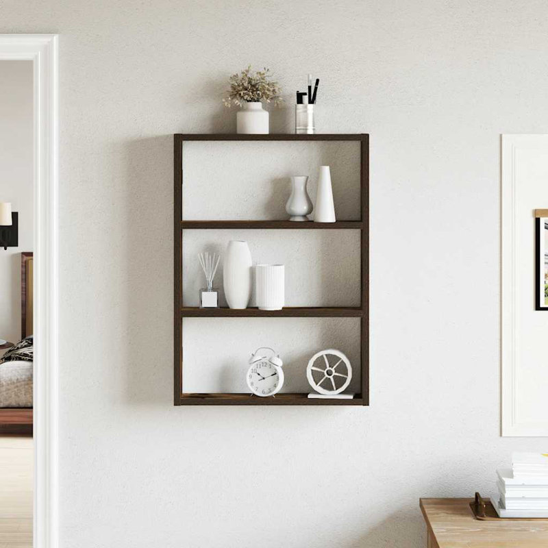 30-9 Wall Mounted Shelf, Smoked oak