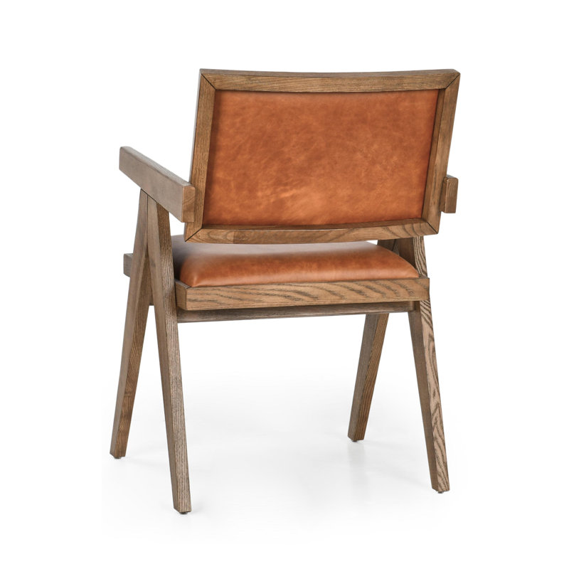 Dolton Top Grain Leather Arm Chair
