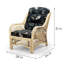 Fauteuil capitonné de 28 po de largeur-1926113591