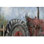 Handmade Farmhouse Transportation Wall Decor on Metal