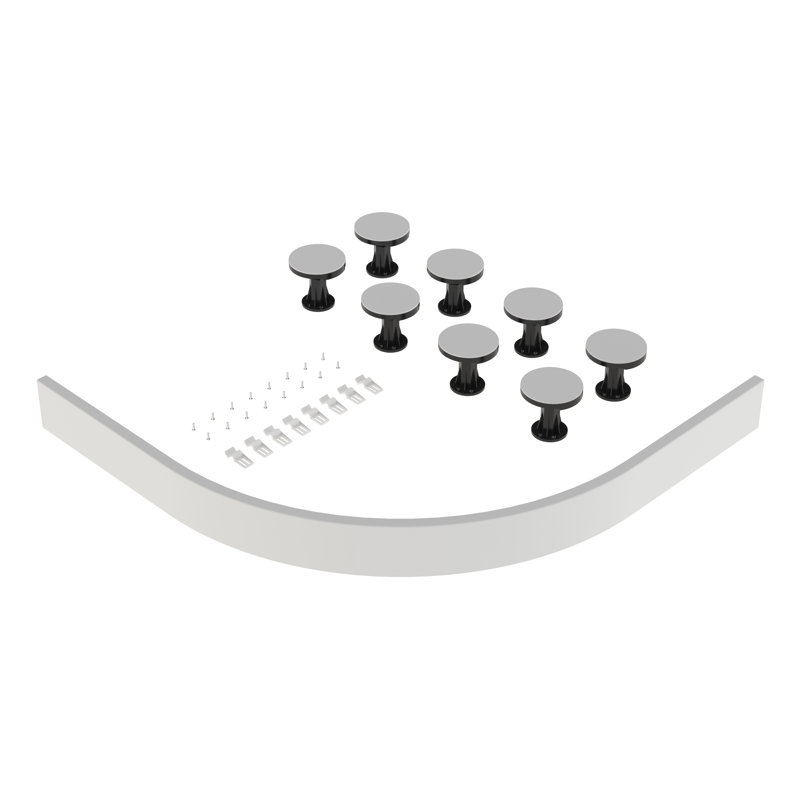 White Shower Trays Leg Set Suitable For 1000-1200 Quad & Offset Trays