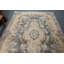Tapis rétro, tapis audacieux, grand tapis 5,8 x 9 pi, tapis Oushak, tapis turcs, tapis audacieux beige