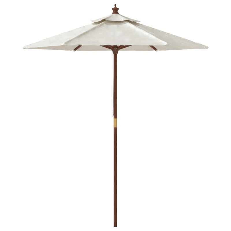 Aslyn Market Parasol, Sand, 231cm H x 196cm W x 196cm D