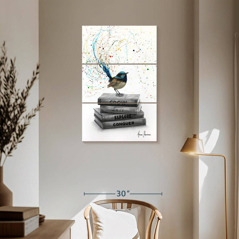 Brampt Building Books, 57" H x 36" W