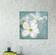" Indiness Blossom Square Vintage I " by Danhui Nai Print on Canvas